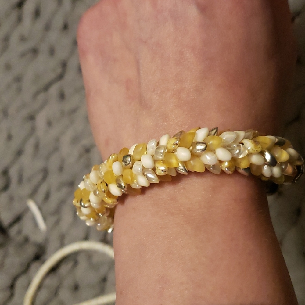 Vintage seashell bracelet
